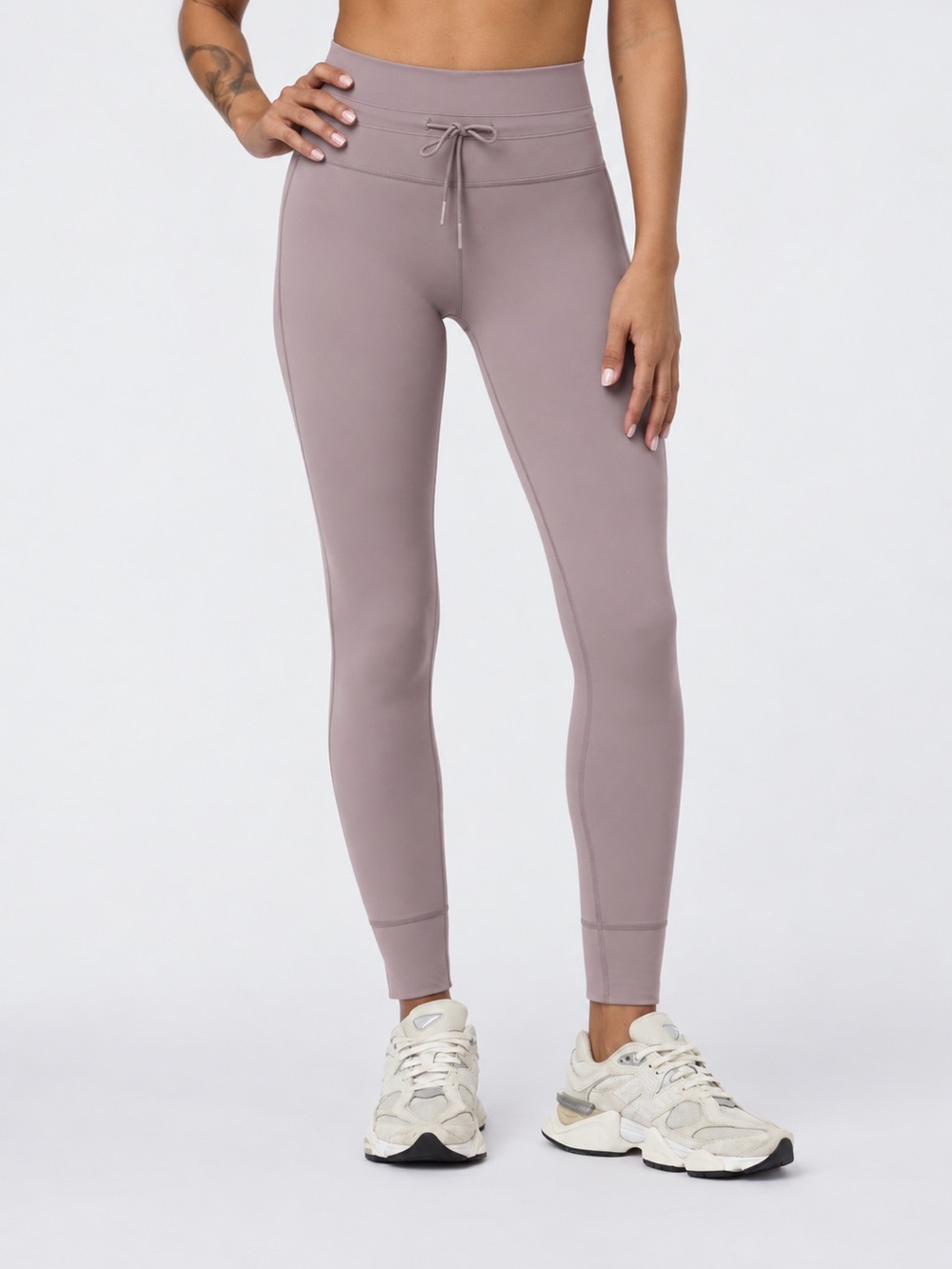 Vuori Daily Leggings Women’s S Dusty Mauve High Rise Drawstring Yoga
